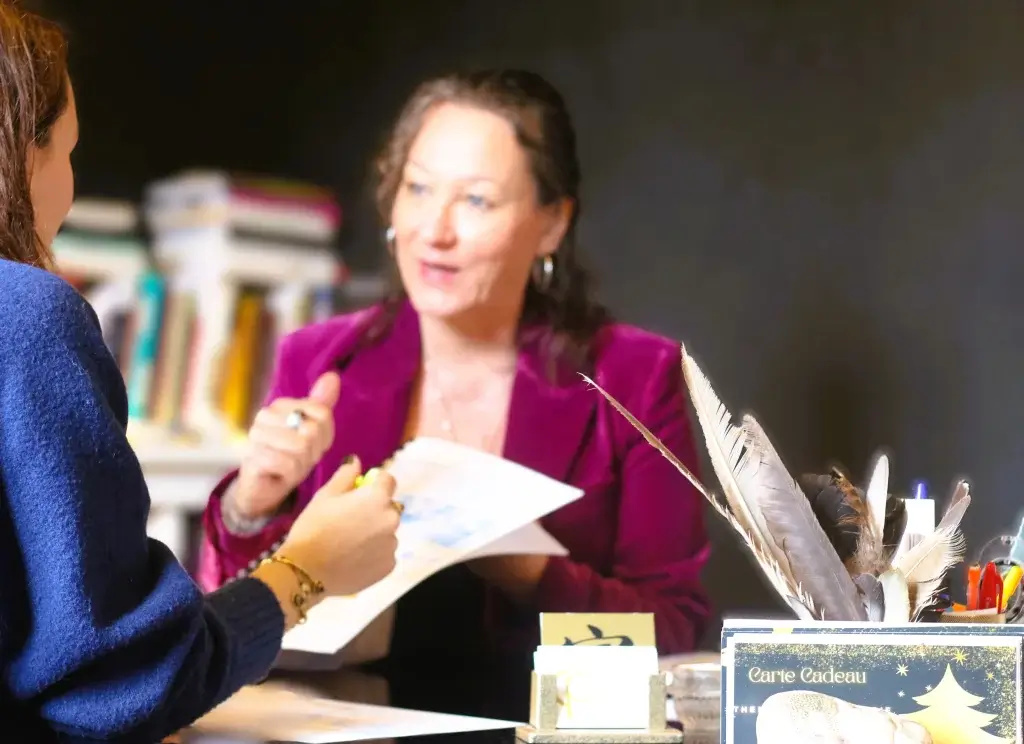 Chantal Prouteau Numerologue à bordeaux avec une cliente