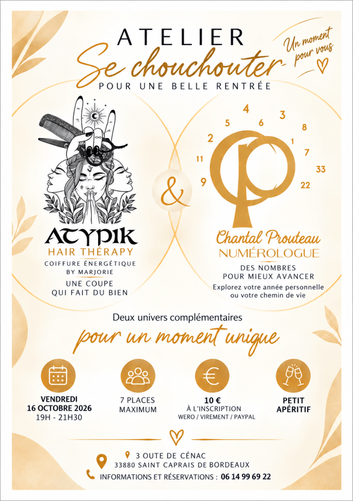Atelier de Numérologie et  de Coupe Energétique